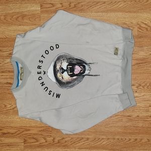 Pre owned misunderstood animal hoodie size large